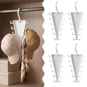 Móc treo hai mặt hình chữ V bằng nhựa bền bỉ Thiết kế nhiều móc