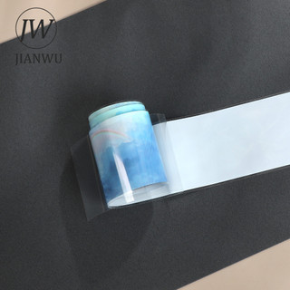 JIANWU 60mm * 5m Vintage Sét Mưa Mây Phong Cảnh Chất Liệu Cắt Băng Thêu Sò PET Sáng Tạo DIY Tạp Chí Văn Phòng Phẩm