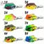 Cheenm Outdoor Luya ếch sấm tầm xa 2.5cm / 3g ếch mini hit phần mềm cóc ếch móc đôi tiếng ồn sequin VN