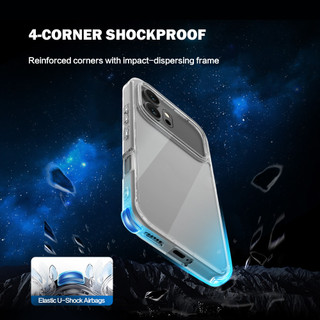 Ốp Lưng Honor 600 Pro / Honor600 Lite TOC Trong Suốt TPU + PC Cứng