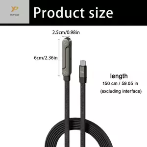 Cáp sạc nhanh PPY Tích hợp giá đỡ có thể gập lại Góc điều chỉnh cho điện thoại di động
