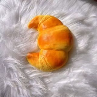 PENTAXZR Squishy Croissant, Làm dịu bánh mì tăng chậm Đồ chơi Squishy, Bàn tay dính thư giãn mềm mại Dễ thương Bánh Fidget giác quan siêu mềm dành cho trẻ em Người lớn