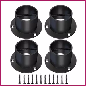 Giá đỡ lan can dây 4 miếng Tấm bảo vệ bằng thép không gỉ trang trí Bộ lan can hàng rào cho sàn ngoài trời shopidaevn