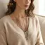 PNPIA- Vintage sel Cổ Nelace Nữ Hạt Dài Mặt Dây Chuyền Phụ Kiện Thời Trang Cho Đêm Đi Chơi Và Gala