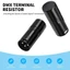 BTM Gói 2 120 Ohm 3 Pin Kẻ Hủy Diệt Điện Trở Cắm Cho DMX512 Tín Hiệu Ổn Định Và Sự Rõ Ràng