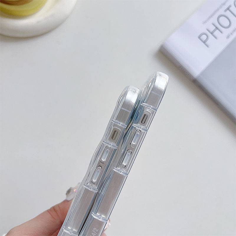 Ốp Lưng Cho Redmi Note 14 13 12 11 10 8 13T 14T 15T Pro A5 A3 A2 A1 14C 13C 12C 11A 10C 9A 9C Poco C75 C65 C61 C55 C31 Kem gợn Sóng Cong Edge Motif Mặt Ngộ nghĩnh NYK142
