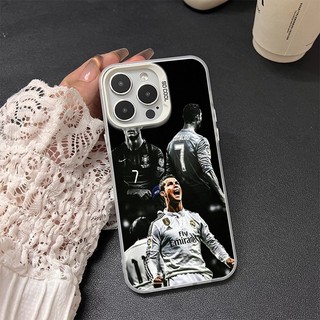 Ốp lưng Ronaldo, chất liệu bền đẹp chống trầy tốt cho điện thoại Bảo Vệ Camera Cấp iPhone 17/16/15/14/13/12/11/X/XS Ma