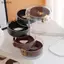 Hộp lưu trữ tròn trong suốt bằng Acrylic Đai ổn định Ra Giá đỡ trưng bày cho đồng hồ Trang sức Mỹ phẩm Vòng tay Nhẫn Đồ chơi thủ công Dây buộc VN