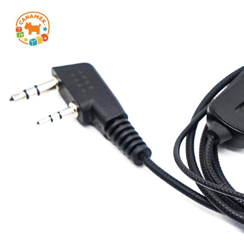 CANAMEK EarHook Tai Nghe Cho BF760 BF996 Bộ Đàm Bộ Đàm Bộ Đàm Tai Nghe Mic K-Plug Có Dây Hai Chiều Ham Radio Tai Nghe CSF