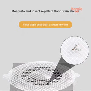 Miếng dán chống tắc nghẽn cống thoát nước bồn rửa, chống côn trùng, dùng cho cống thoát nước nhà tắm.