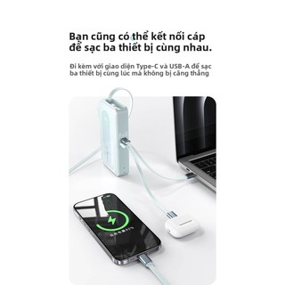 [Kho báu sạc được chứng nhận 3C] Kho báu sạc di động mới có thể thu vào 35W có phích cắm cáp Sạc nhanh 1.0000mAh