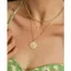FANCIME "My Sunshine" Hoa Hướng Dương Mẹ Ngọc Trai Citrine Birthstone Xoay Vòng Cổ Bạc Sterling
