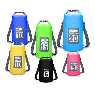 Túi chống nước Túi khô cho bơi lặn Túi 10L/15L/20L/30L nổi Túi bao khô túi Ba lô cho chèo thuyền đi bè câu cá