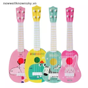 MỚI Ngộ nghĩnh Đàn ukulele Nhạc Cụ Trẻ Em Đàn guitar montessori Đồ Chơi Giáo Dục Quà Tặng SKY