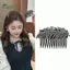 Springevenstar Phong Cách Kim Cương Giả Lúa Mì Tai Hairbs 2 Chiếc Lý Tưởng Chống Trượt Kẹp Dành Cho Nữ Springevenstar