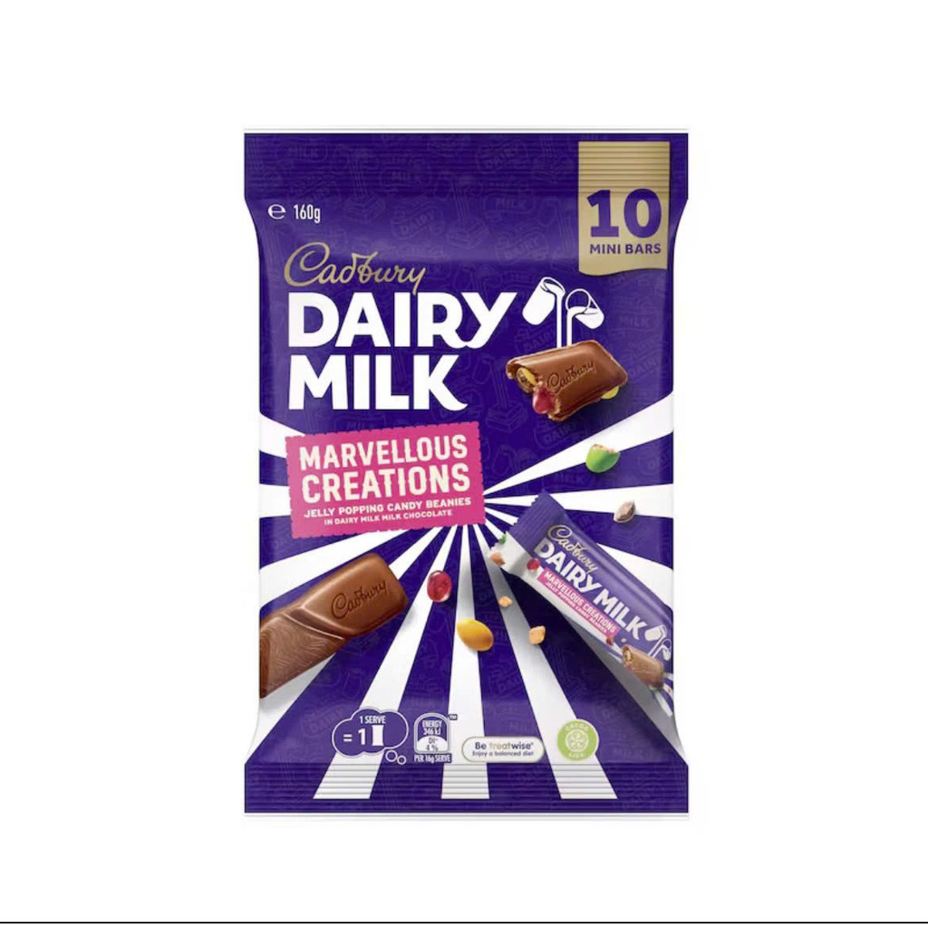 Socola Cadbury Dairy Milk dạng túi nhiều loại
