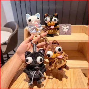 BH2 Ugly-Cute Chihuahua Cowboy Phong Cách Sang Trọng Móc Khóa Sang Trọng Túi Charm HB2