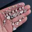 AqToCna Thời Trang Trái Tim Thép Không Gỉ Bụng Nút Nhẫn Sáng Bóng Zircon Tòn Rốn Nhẫn Dành Cho Nữ Gợi Cảm Cơ Thể Xuyên Bãi Biển Trang Sức AqToCna