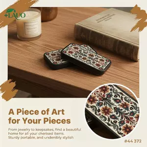 Springevenstar Retro Hộp Gỗ Hình Trái Tim Thiết Kế Hoa Hồng Lý Tưởng Cho Những dịp Đặc Biệt Springevenstar