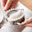 Luckyew Thép Không Gỉ Bánh Bao Máy Làm Bánh Bao Da Khuôn Ravioli Máy Làm Báo Chí Làm Bánh Bao Bánh Ngọt Máy Làm Phụ Kiện Nhà Bếp TQ