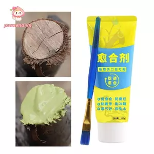 Chất bịt kín vết thương cây PWSEND, 100g Chất tạo bọt ghép cây bịt kín, Sửa chữa cây với cọ Cắt tỉa hợp chất Sử dụng làm vườn
