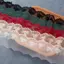 Viền ren SMILE, Màu sắc đa dạng Vải ren rộng 4,5cm, Hoa hồng đầy màu sắc Chất liệu Polyester May trên ruy băng Thiết kế dây chuyền xương đòn Hoa ren trang trí Đồ may vá