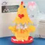 HFTOY 1 Bộ Trứng Thả Đồ Chơi Trẻ Em Ngộ nghĩnh Gà Con đẻ Trứng Kéo Tóc Bảng Trò Chơi Sti Họ Tập Hợp Trò Chơi Để Bàn Tương Tác Cho Quà Tặng Tiệc ~