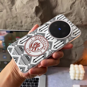 Ốp điện thoại quấn nửa mờ “Manchester ” cho Vivo X300 Ultra X300 Pro X200 ProX100S X100 X90 Pro + X200 Ultra / Vỏ Vivo chống sốc