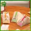 SWEET 100 Chiếc Sandwich Nhựa Paaging Trong Suốt Tam Giác Túi Cho Bánh Mì Mông Túi Sinh Nhật Trang Trí Tiệc Điều Trị n