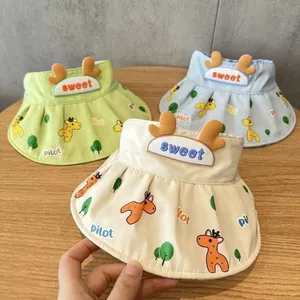 Mũ Trẻ Sơ Sinh Tấm Che Nắng Mùa Hè Rỗng Mũ Bé Siêu Dễ Thương Thoáng Khí Mỏng Phong Cách Chống Nắng Bé Trai Bé Gái Đi Biển Mũ Chống Nắng I0YX
