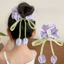 Mới Tulip Nơ Scrunchies Dành Cho Nữ Cô Gái Mềm Satin Co Giãn Dây Buộc Tóc Hoa Dễ Thương Phụ Kiện Tóc Cho Đuôi Ngựa Bun Mặc Hàng Ngày Đảng