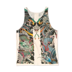 Anime Nhật Bản 3D In Hình Tank Top Dành Cho Nam, Áo Thun Tập Gym Không Tay Thoáng Khí Mềm Mại, Dạo Phố Mặc