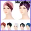 MERIGGIARE Mũ Turban Khăn quàng cổ Hồi giáo Quấn Tóc Mũ Chemo