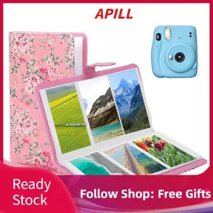 apill Album 3in 96 Túi Lưu Trữ Ảnh Sách Thẻ Vé Giá Đỡ Mini 11897s257090Hồng (Hoa Hồng)