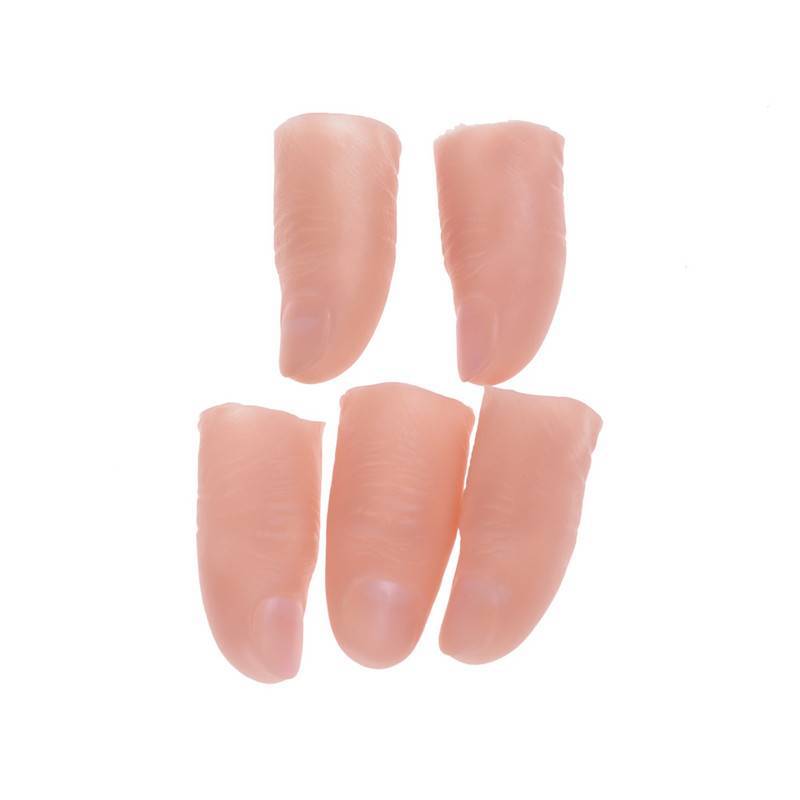 TVKR 5 Cái Giả Mềm Ngón Tay Cái Đầu Ngón Tay Cận Cảnh Giai Đoạn Magic Tri Bán Buôn OIK
