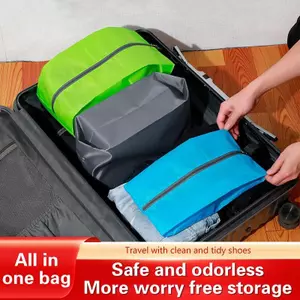 Túi Bảo Quản Giày ECK Vải Nylon Chống Thấm Nước Và Chống Bụi Có Dây Kéo Chắc Chắn Thích Hợp Cho Nam Nữ Du Lịch Tại Nhà Túi Bảo Quản HOT