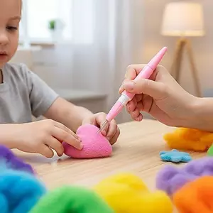SWEET Len nỉ Bút kim 7 Thay thế kim tiện dụng Công cụ nghệ thuật DIY cho Qui Felting Bộ người đam mê nhà n