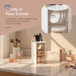 ELBBKG Hộp đựng mỹ phẩm xoay 360 độ đa chức năng Chống bụi cho tổ chức trang điểm mới