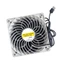 Quạt máy tính bằng nhựa trắng BTM 1225 12cm có hai vòng bi để định tuyến và thông gió Modem hiệu quả