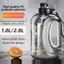 ZK 2800ML Bình Nước Thể Thao Dung Tích Lớn Tập Gym Thể Dục Ấm Siêu Tốc Cốc Nước Miệng Lớn Có Ống Hút Tay Cầm Ngoài Trời Bình Lớn VN