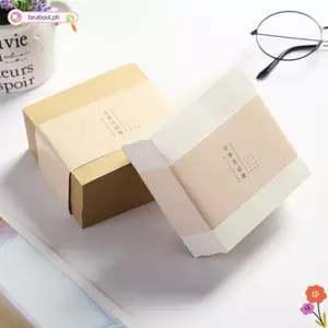 BEABOUT 400 tờ Notepad, Giấy dán tự dính có thể xé được, Giấy ghi chú giấy Kraft đơn giản dành cho học sinh