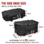 WANYEDI 1 / 2 Chiếc Bên Xe Máy, Panniers Hành Lý Chống Nước Xe Máy Top Túi, Bền Mở Rộng Túi Hành Lý Bổ Sung Xe Máy