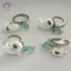 HFTOY 1 / 2 / 4 Cái Hoạt Hình 3D Dạ Quang Biển Sư Tử Móc Khóa Túi Động Vật Dễ Thương Mặt Dây Chuyền Trang Trí Móc Chìa Khóa Ô Tô Quà Tặng Cặp Đôi ~