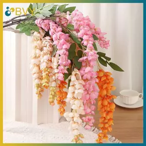 BVY Cây Nho Hoa Nhân Tạo 108CM Trang Trí Giả Vòng Hoa Treo Cho Đám Cưới Vòm Vườn Trung Tâm Nhà.