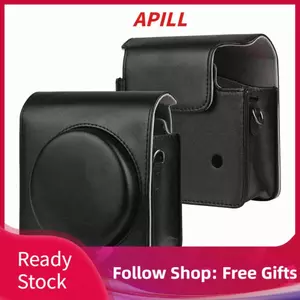 Apill Hộp đựng máy ảnh apill cho SQ1 có dây đeo vai có thể điều chỉnh Da PU nhẹ bảo vệ khỏi bụi bẩn Dấu tay và vết trầy xước (Màu đen)