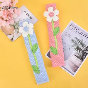 GCDHome Vải Tay Cầm Bao Cửa Tủ Lạnh Núm Bao Cotton Tủ Lạnh Tay Cầm Găng Tay HOT