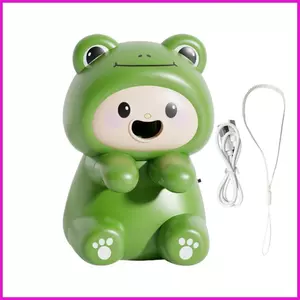 Quạt Bàn Thực Phẩm Loại Kẹp Thiết Bị Thổi Nhỏ Sạc USB Thiết Kế Động Vật Quạt Làm Mát Cầm Tay Cho Mì Cà Phê lyuvn