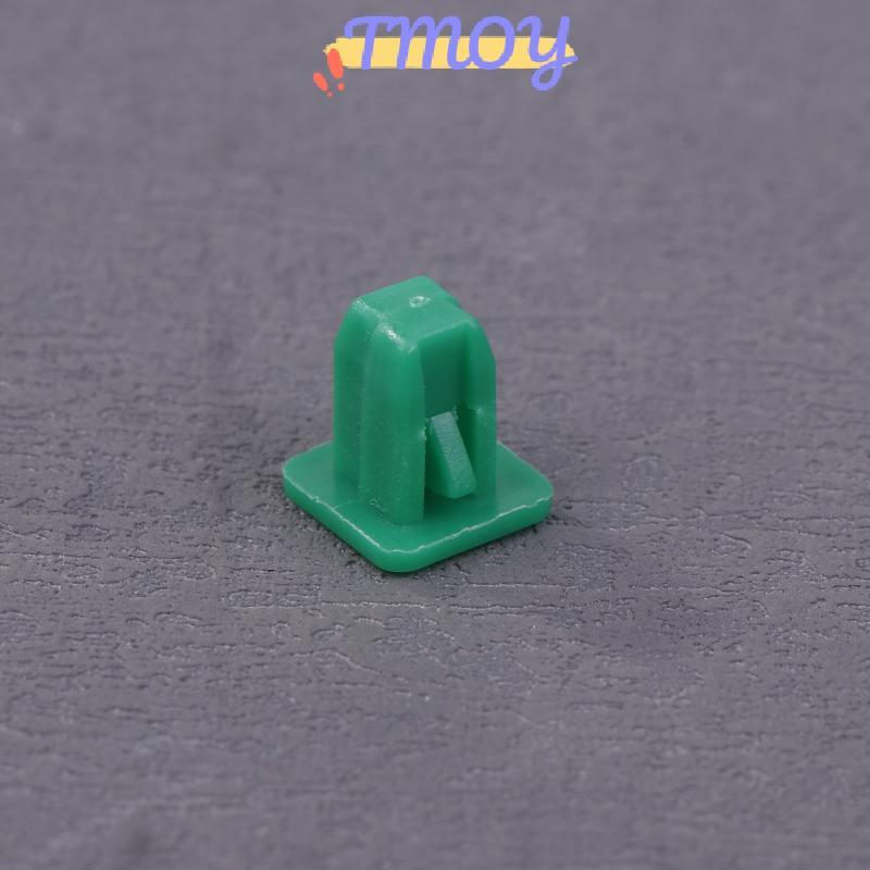 TMOY 50 / 100 Chiếc Màu Trắng Vuông Tự Động Chốt Ốp Lưng Tự Động Chốt Đinh Tán Giữ Kẹp Đẩy Nắp Động Cơ Fender Cửa Xe Viền Bảng Kẹp TMOY