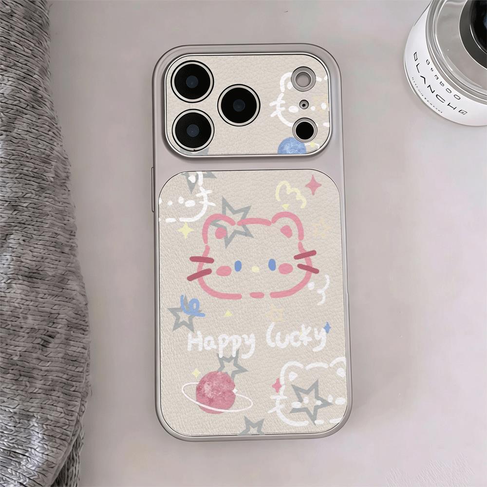 Hànhtinhsaophấn mèo thích hợp cho iPhone17promax trường hợp điện thoại161514plus1312pro
