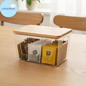Pufangbliss Hộp Bảo Quản Thực Phẩm Có Nắp Gỗ Kín Bền Không Chứa BPA Tổ Chức Cho Nhà Bếp Bát Ăn Dã Ngoại Bảo Quản Thực Phẩm VN